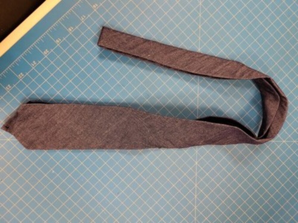 1791 Supply Co Necktie Mens Tie Blue Denim Style Fashion Accessory Neck Wear